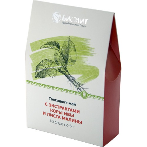 Купить Токсидонт-май с экстрактами коры ивы и листа малины  г. Жуковский  
